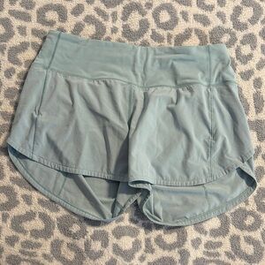 Lululemon Athletica Light Blue Women's Athletic Shorts
